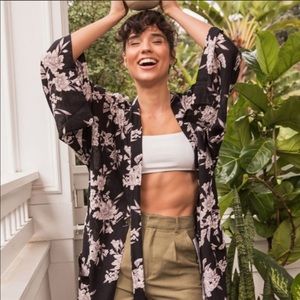 Spiritual Gangster | Floral Duster Kimono Cardigan